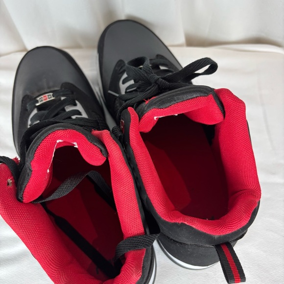 FUBU NWOT‎ Men's Black High Top Sneakers with Red Highlights size 13 - Picture 5 of 10